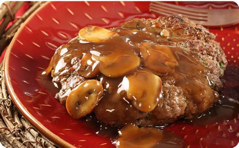 smothered-sirloin-burgers-with-sauted-mushrooms image