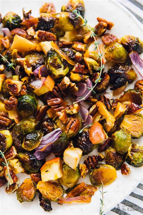maple-roasted-brussels-sprouts-with-apples-and-pecans image