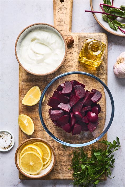 beetroot-salad-with-greek-yogurt-patzarosalata image