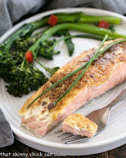 dijon-mayonnaise-roasted-salmon-that-skinny-chick-can-bake image