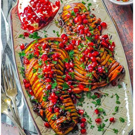 hasselback-roasted-butternut-squash-with-cranberry image