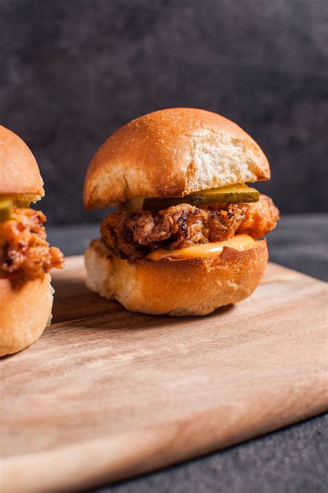 fried-chicken-sliders-with-spicy-mayo-salt-lavender image