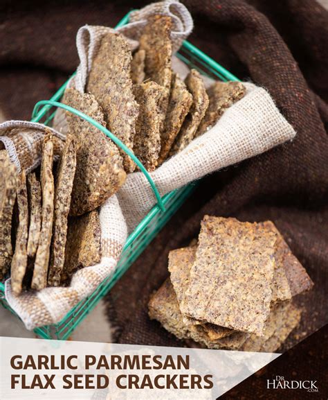 garlic-parmesan-flax-seed-crackers-easy image