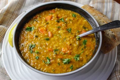 red-lentil-soup-recipe-with-vegetables image