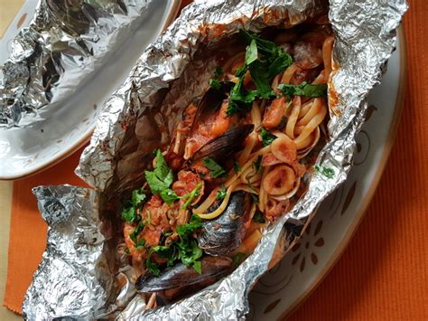 seafood-linguine-al-cartoccio-in-foil-the-pasta-project image