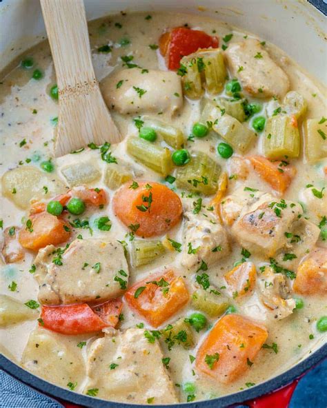 the-best-creamy-chicken-stew-recipe-healthy-fitness image
