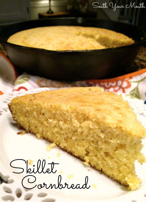 skillet-buttermilk-cornbread-south-your-mouth image