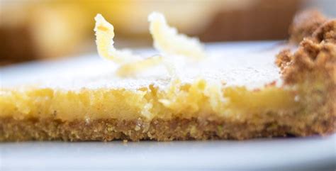 lemon-tart-with-pistachio-cardamom-crust image