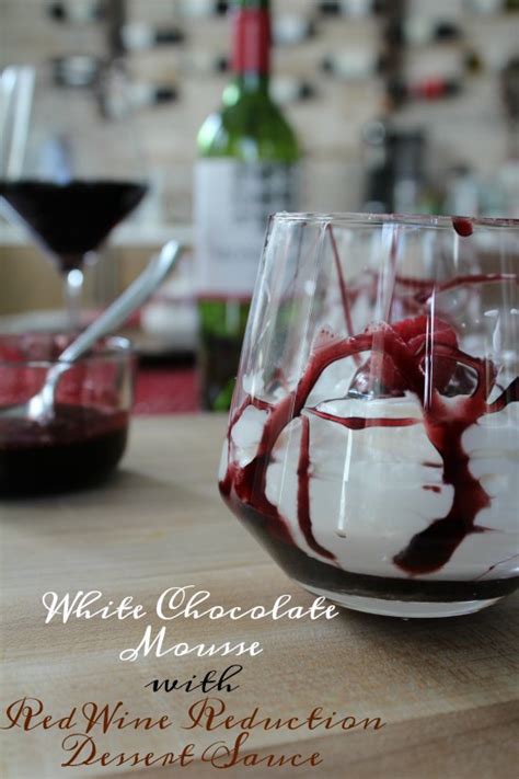 white-chocolate-mousse-with-red-wine-reduction image