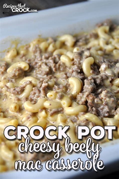 crock-pot-cheesy-beefy-mac-casserole image