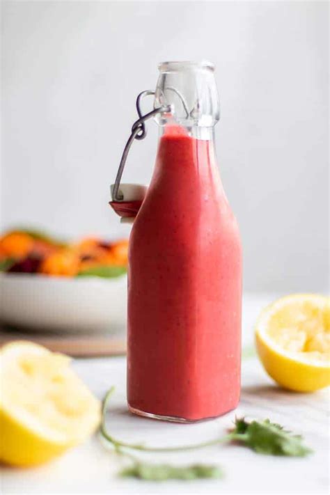 summer-raspberry-vinaigrette-dressing-sunkissed-kitchen image