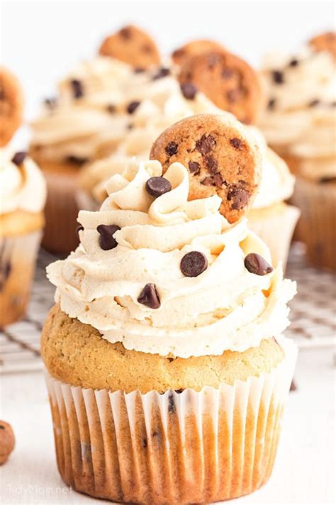chocolate-chip-cookie-dough-cupcakes image