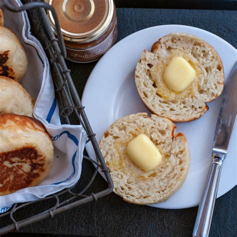 homemade-english-muffins-bread-machine image