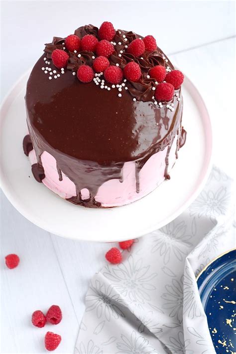 chocolate-raspberry-truffle-cake-island-bakes image