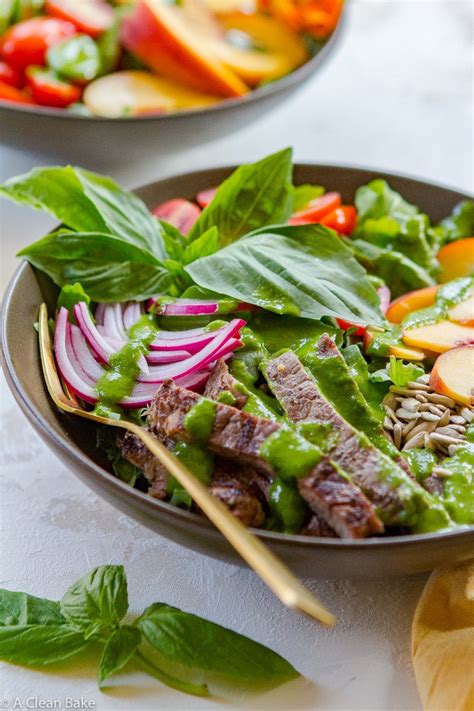 grilled-steak-salad-recipe-with-basil-vinaigrette-a image