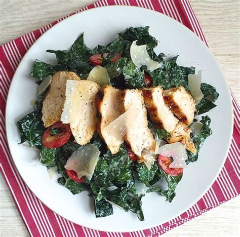 kale-caesar-salad-with-grilled-chicken-delish image