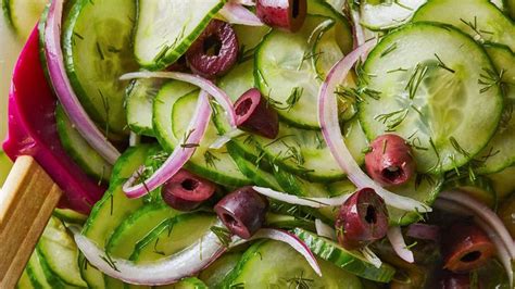 cucumber-olive-and-dill-salad-better-homes-gardens image