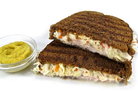 a-yummy-grilled-turkey-cheese-and-slaw-panini image