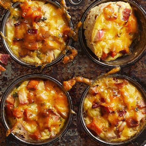 apple-bacon-and-sweet-potato-mini-casseroles-eatingwell image