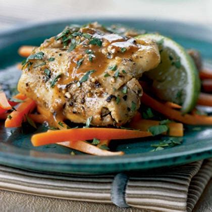 chicken-thighs-with-garlic-and-lime-recipe-myrecipes image