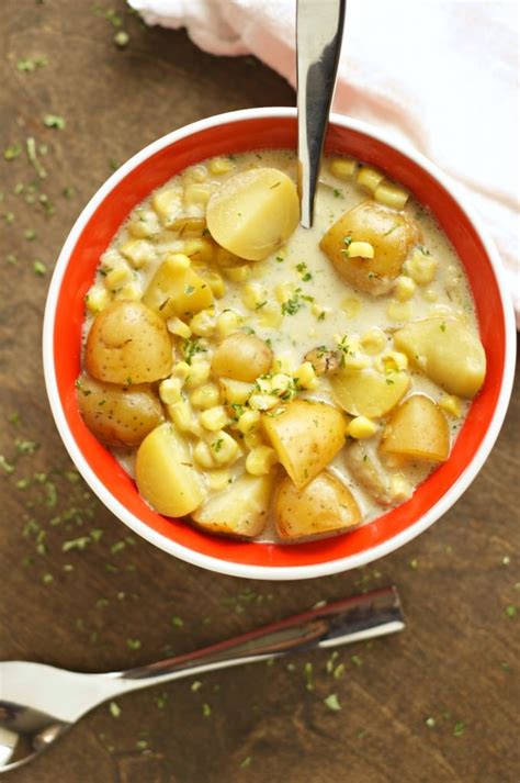 slow-cooker-corn-and-potato-chowder image