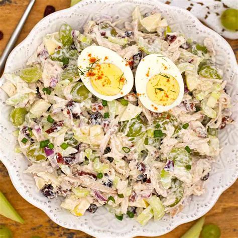 turkey-salad-with-grapes-sweet-and-savory-meals image