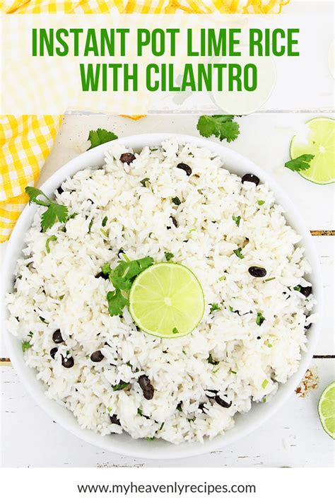 instant-pot-cilantro-lime-rice-recipe-my-heavenly image