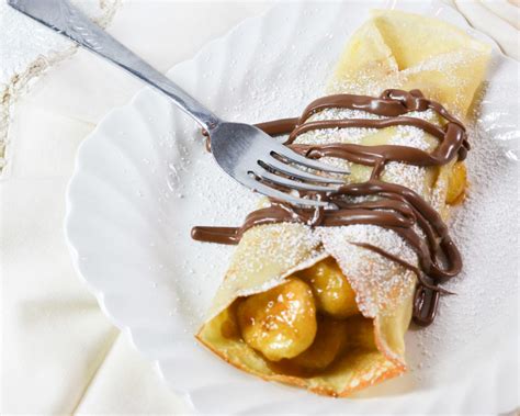 15-minute-crepes-with-caramelized-bananas-and-nutella image