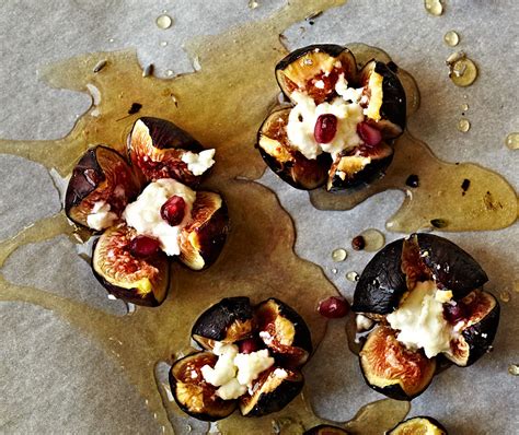 roasted-goat-cheese-stuffed-figs-with-lavender image