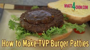 how-to-make-tvp-vegetarian-burger-patties image