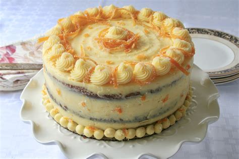orange-ginger-cake-with-swiss-meringue-buttercream image
