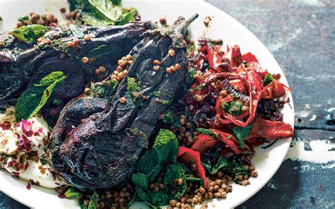 vegetarian-grilling-charred-whole-eggplants image