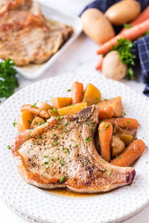 instant-pot-pork-chops-with-carrots-and-potatoes image