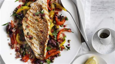 grilled-snapper-with-roast-capsicum-and-olive-salsa image