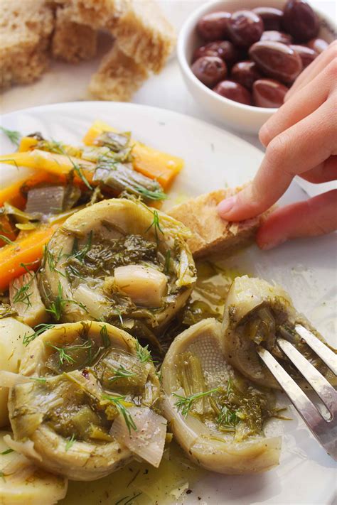 greek-artichoke-stew-30-days-of-greek-food image