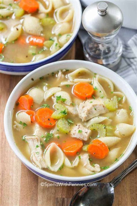easy-turkey-soup-spend-with-pennies image
