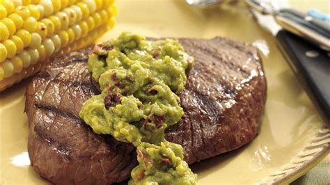 steaks-with-chipotle-guacamole-recipe-pillsburycom image