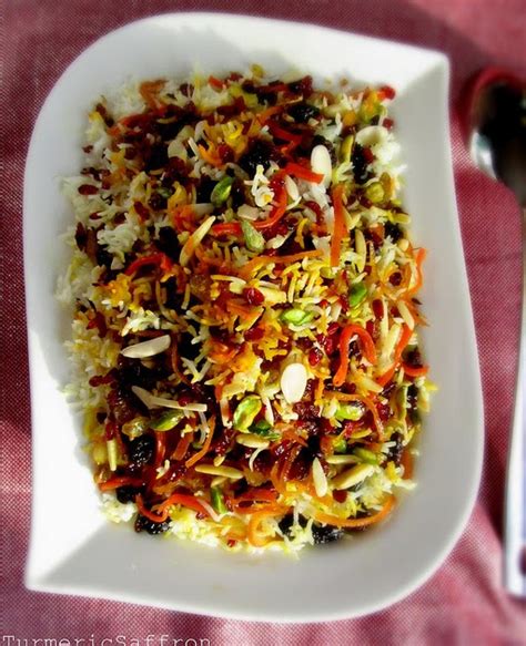 turmeric-saffron-javaher-polow-persian-jeweled-rice image