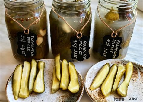 homemade-fermented-dill-pickles-taste-of-artisan image