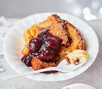baked-panettone-french-toast-with-clementine-black image