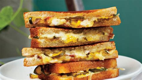 grilled-ham-cheese-and-pickle-sandwiches-bon image