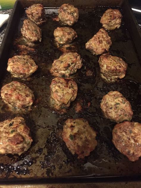 oven-baked-yet-juicy-beef-and-chicken-meatballs image