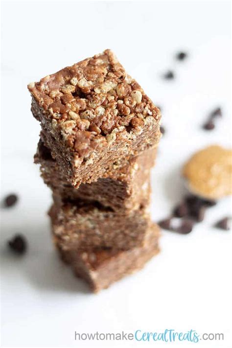 chocolate-peanut-butter-rice-krispie-treats image