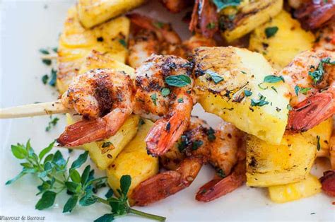 grilled-cajun-shrimp-kabobs-with-pineapple-flavour-and image