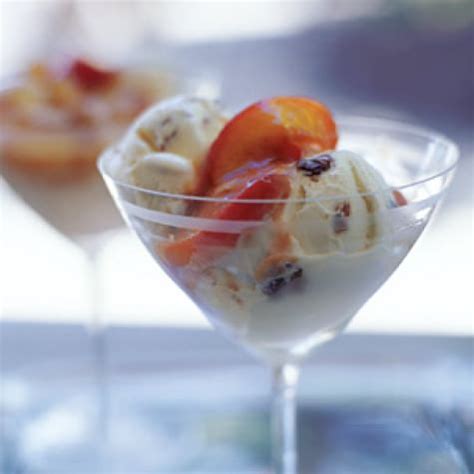 brown-sugar-peaches-with-ice-cream-williams-sonoma image