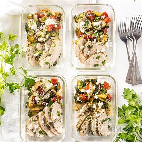 low-carb-greek-chicken-meal-prep-bowls image