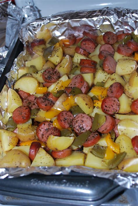 smoked-sausage-and-potato-bake-easy image