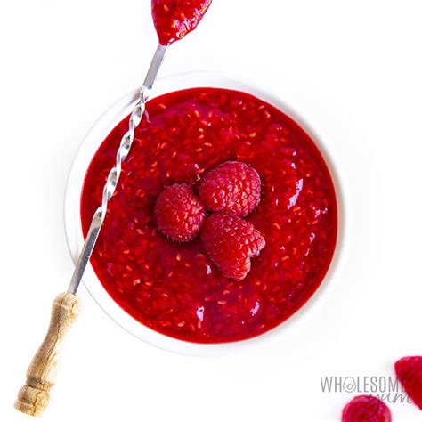 keto-raspberry-sauce-recipe-wholesome-yum-foods image