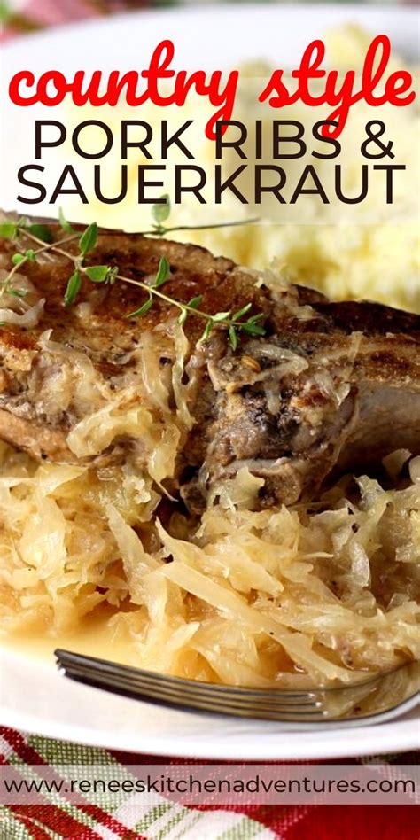 country-style-ribs-with-sauerkraut image