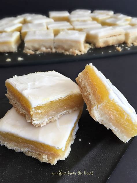 glazed-lemon-bars-perfect-shortbread-crust-sweet image